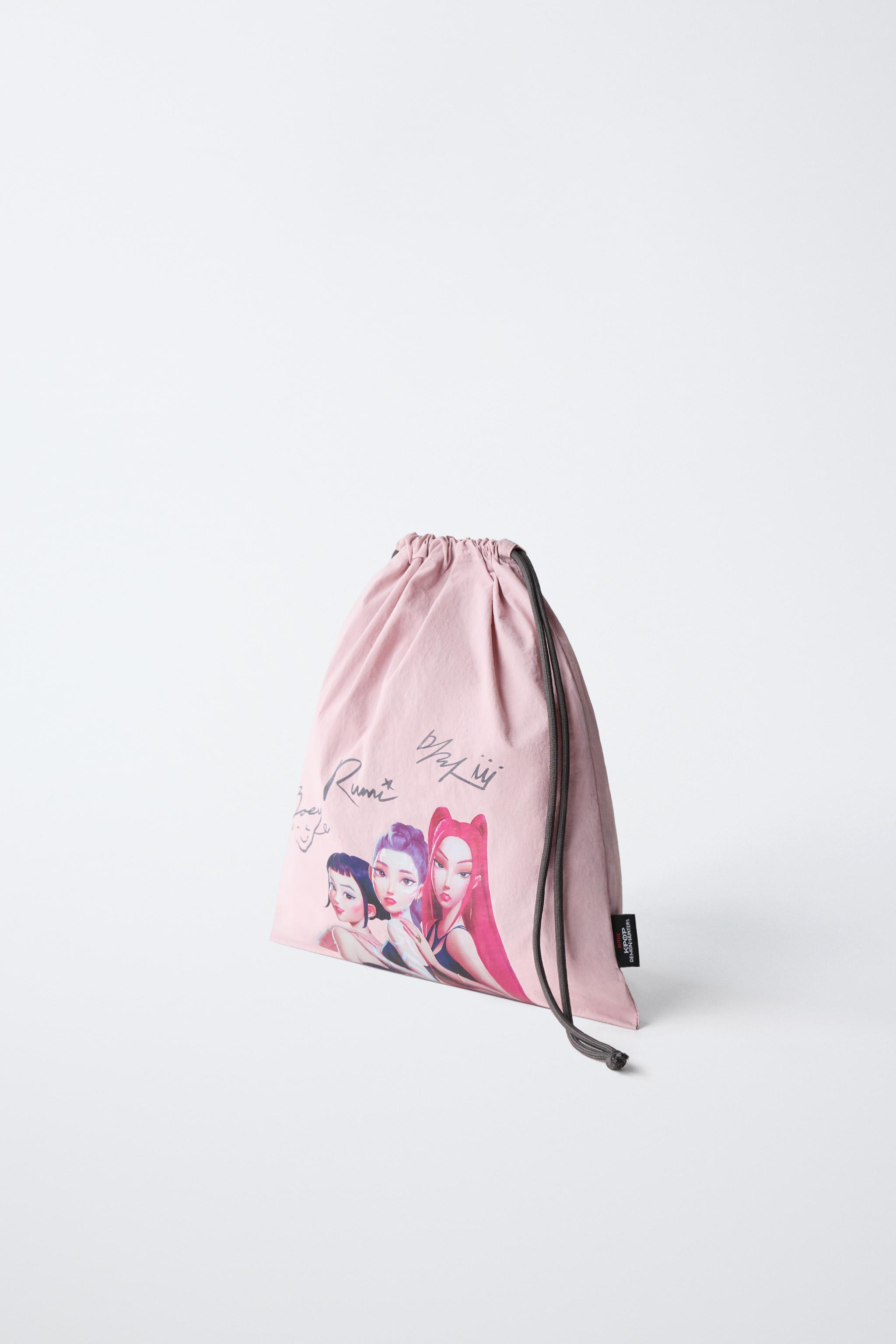 Детские сумки Zara KPOP DEMON HUNTERS™ NETFLIX© DRAWSTRING PACK — фото 2