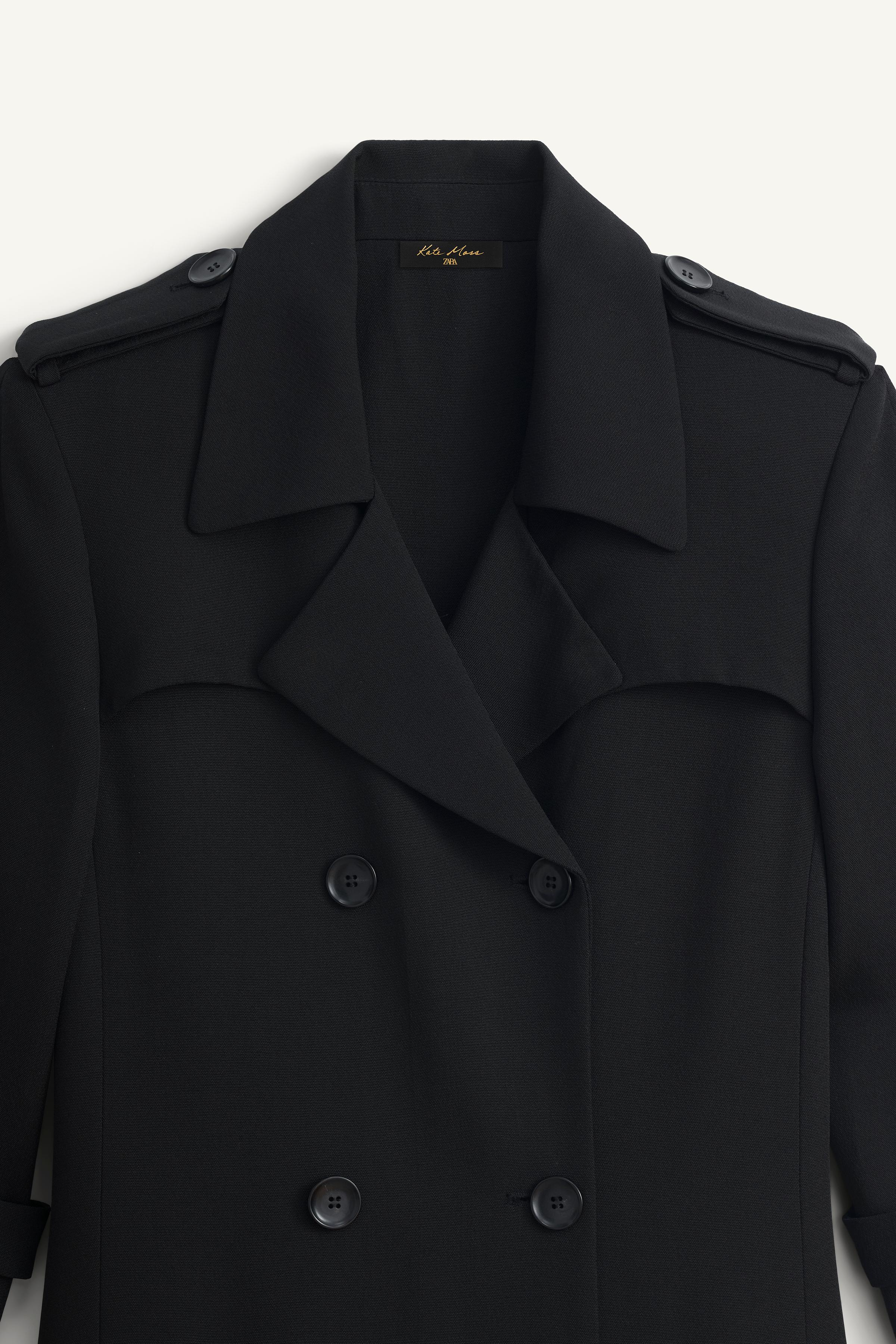 最安プラン Black - MOSS KATE X COAT TRENCH OVERSIZE | Dubai - UAE ZARA ジャケット・アウター