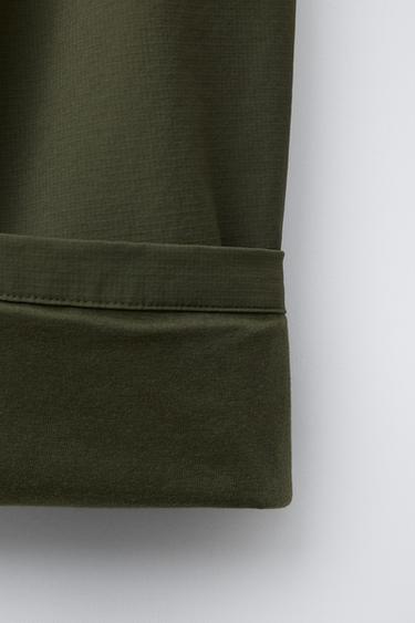 NYLON CARGO TROUSERS - Khaki by Zara - Image 3