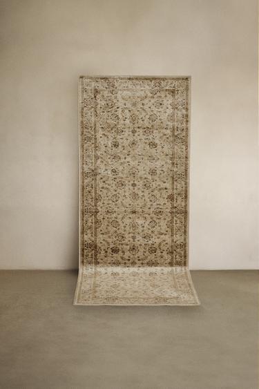 Zara VINTAGE FLORAL RUG - 灰色