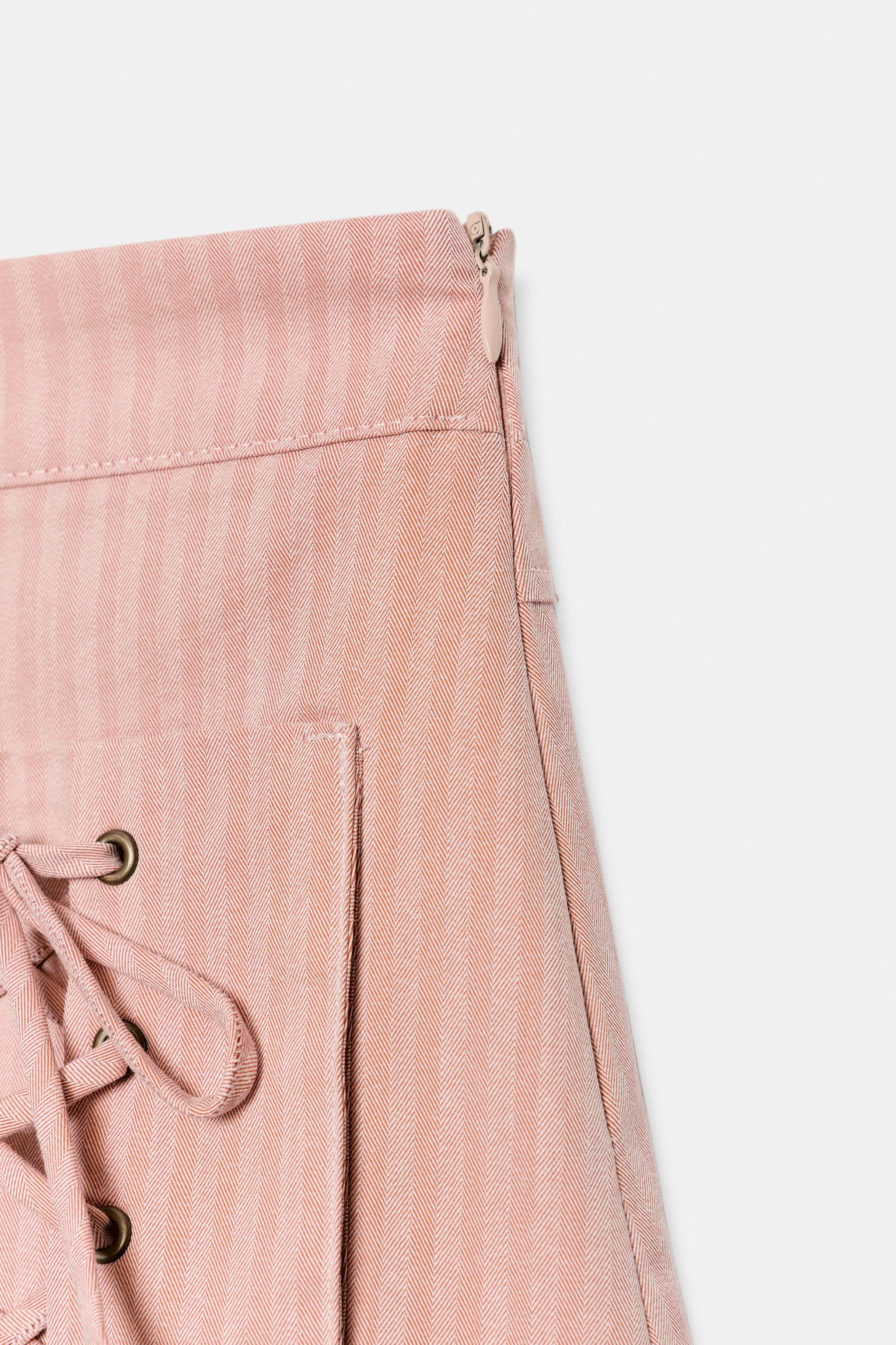 STRIPED POCKET MINI SKIRT