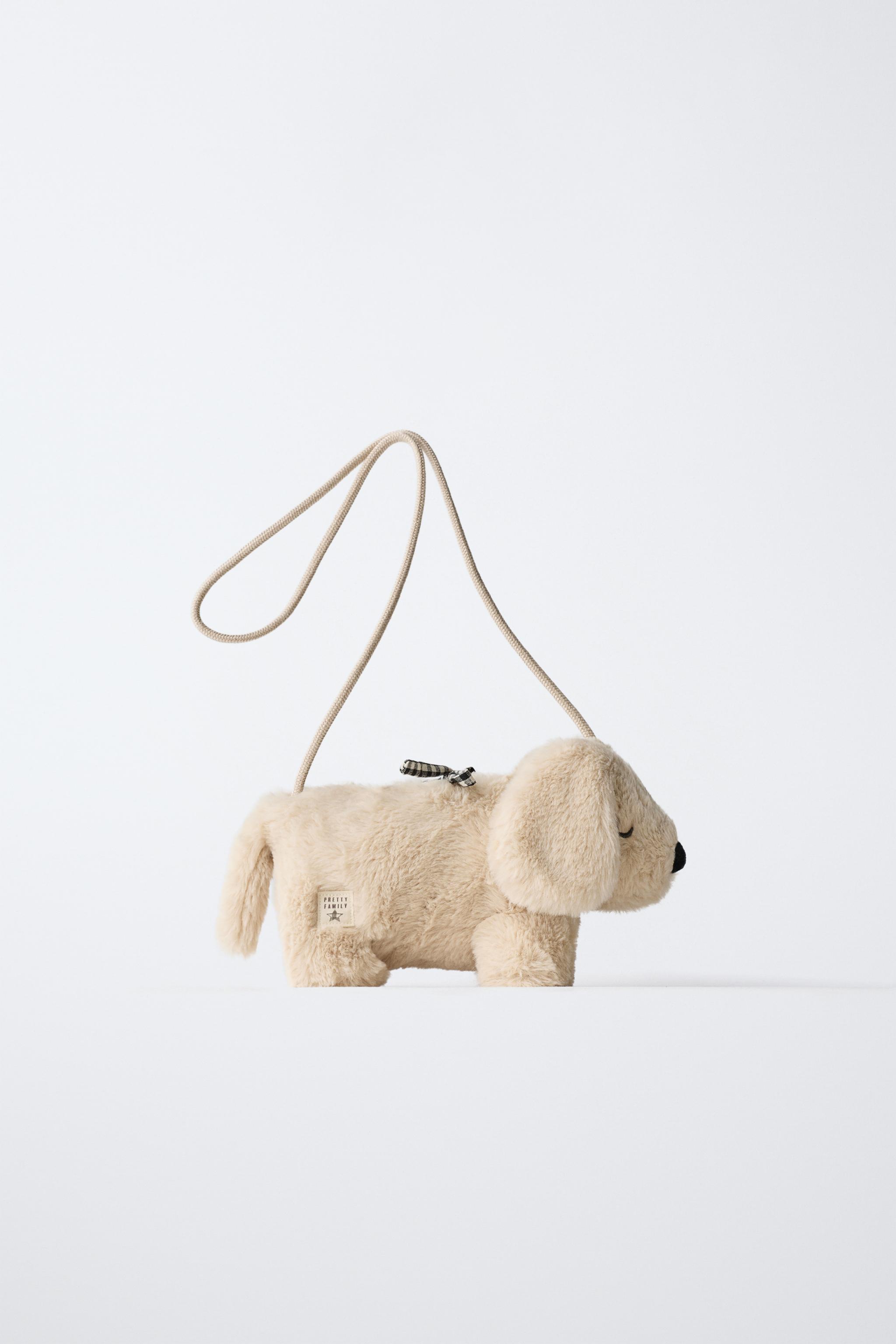 FAUX FUR PUPPY BAG - Off White | ZARA United States