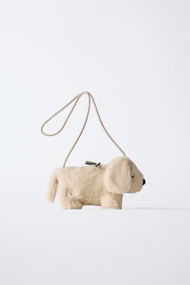 SHEEPSKIN PUPPY BAG - Ecru White by Zara