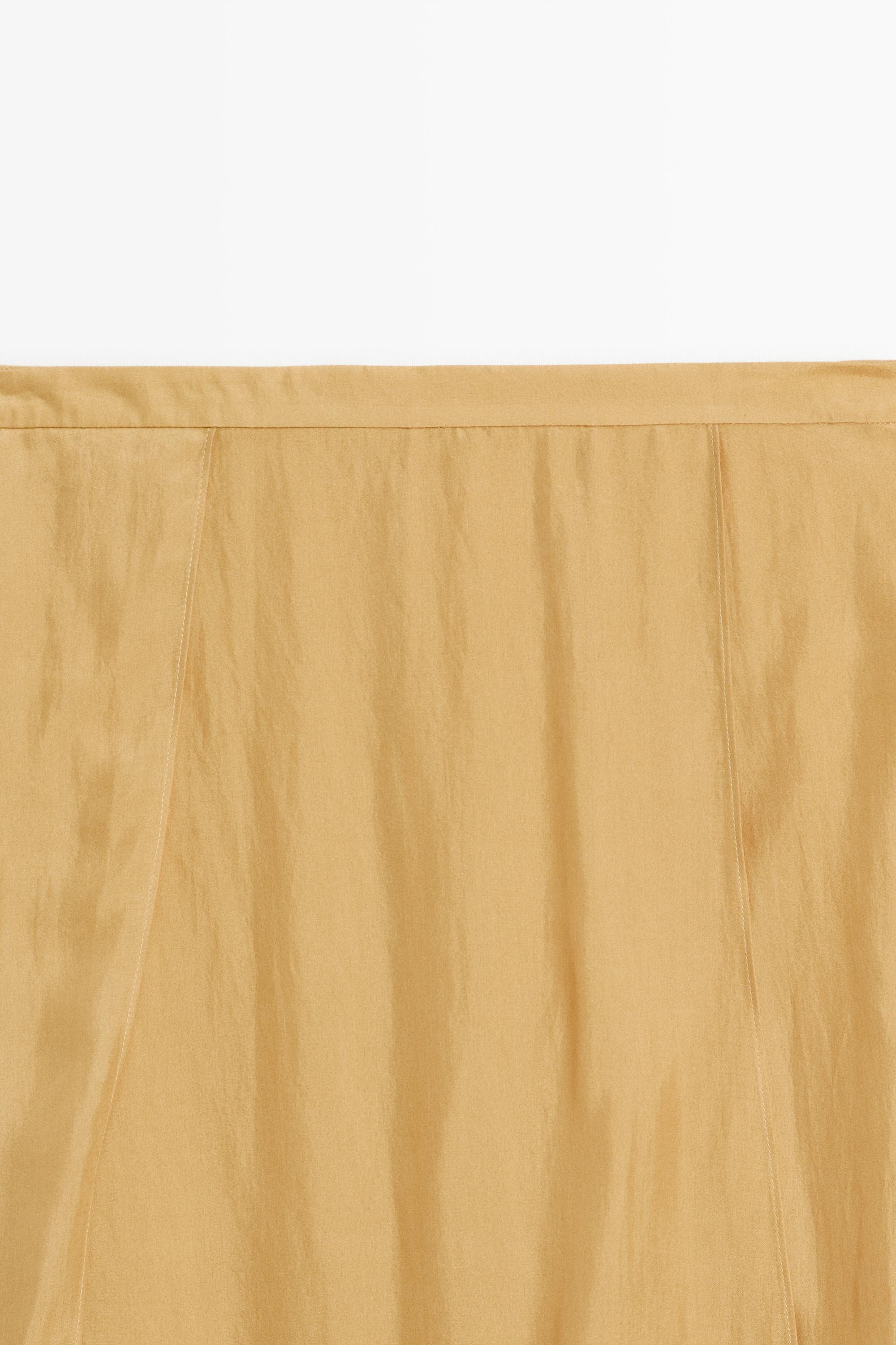 100% silk flowing midi skirt co-ord