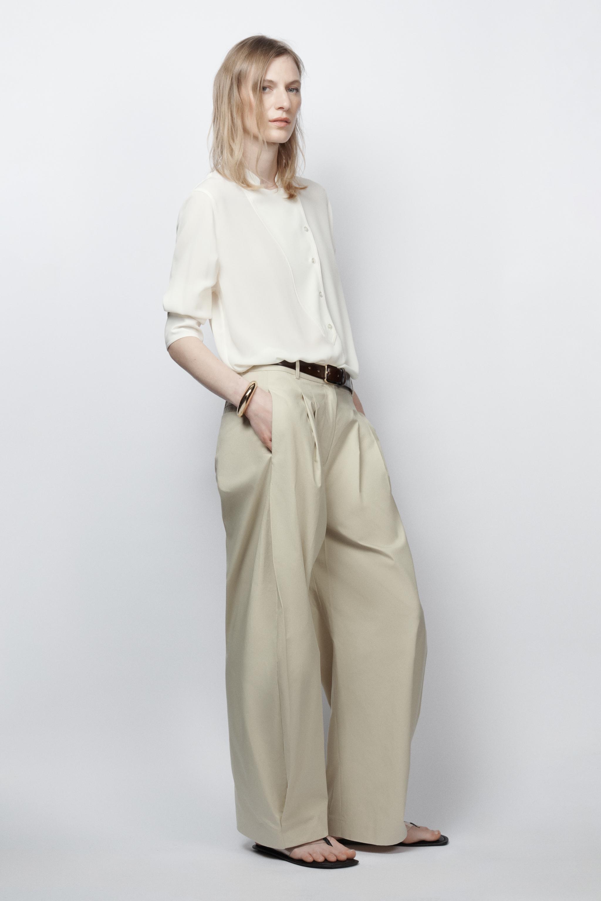 FLOWY BIB ZW COLLECTION SHIRT