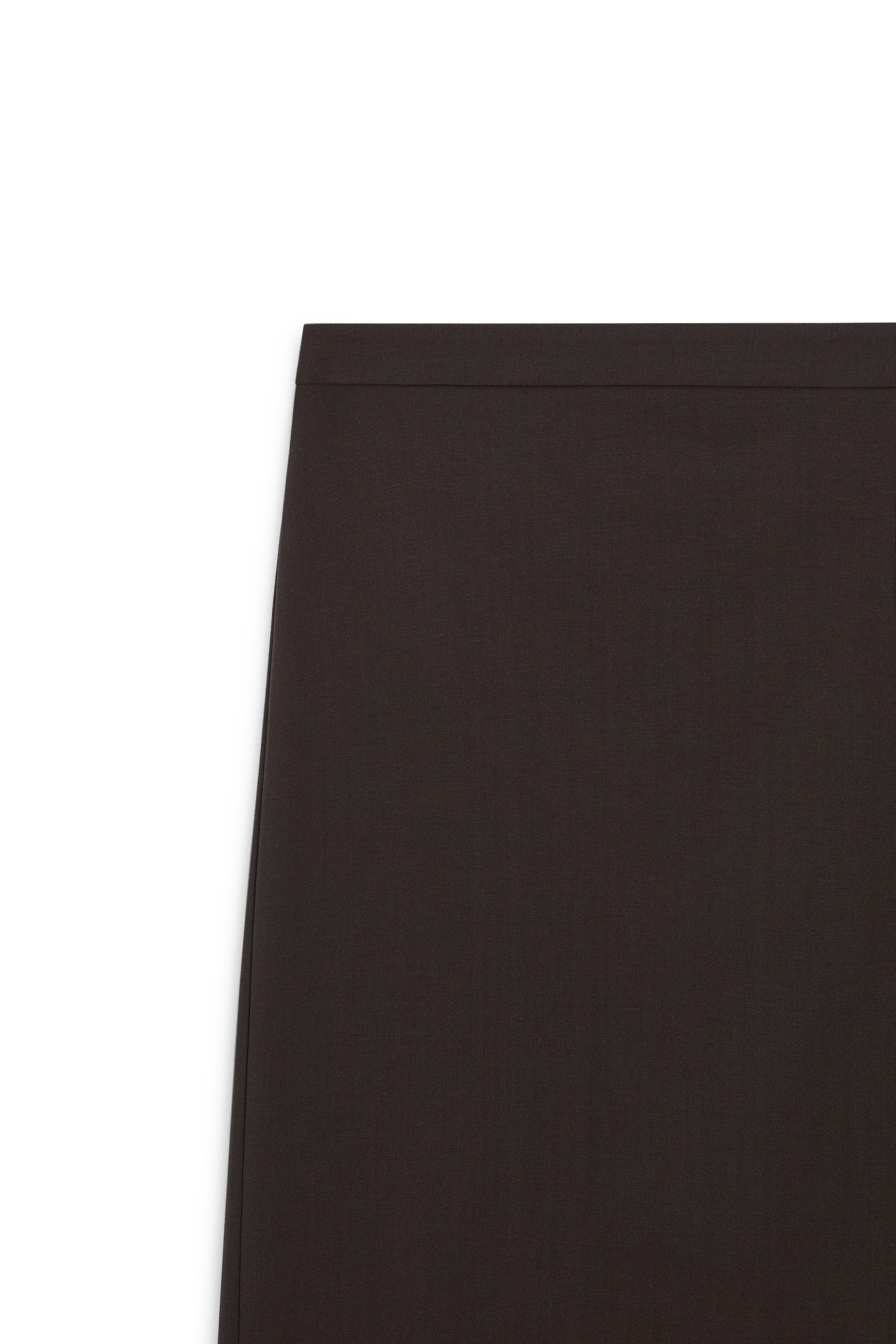 Wool blend stretch midi skirt - LIMITED EDITION