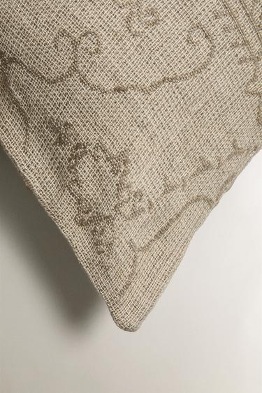 JACQUARD CUSHION COVER - Grey by Zara - Image 1