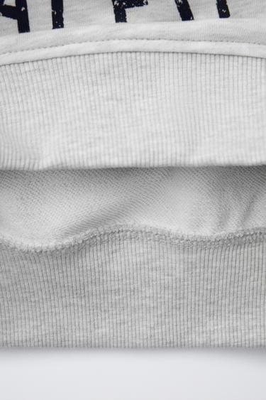 SWEAT À IMPRIMÉ PIÈCE ÉTOILE - Gris chiné de Zara - Image 3