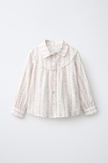 FLORAL PRINT SHIRT - Ecru by Zara