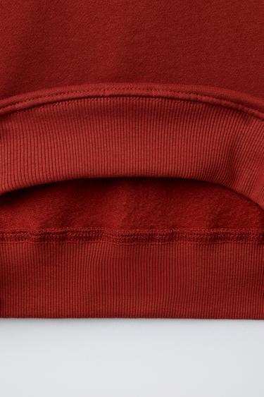 VARSITY PRINT SWEATSHIRT - Terracotta by Zara - Image 3
