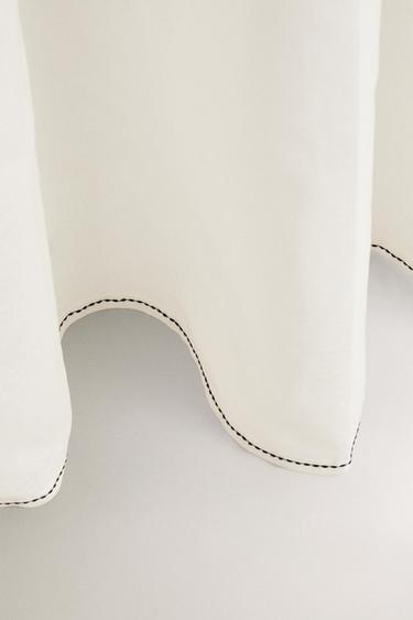 RIDEAU DE DOUCHE SURPIQÛRE - Blanc cassé de Zara - Image 3