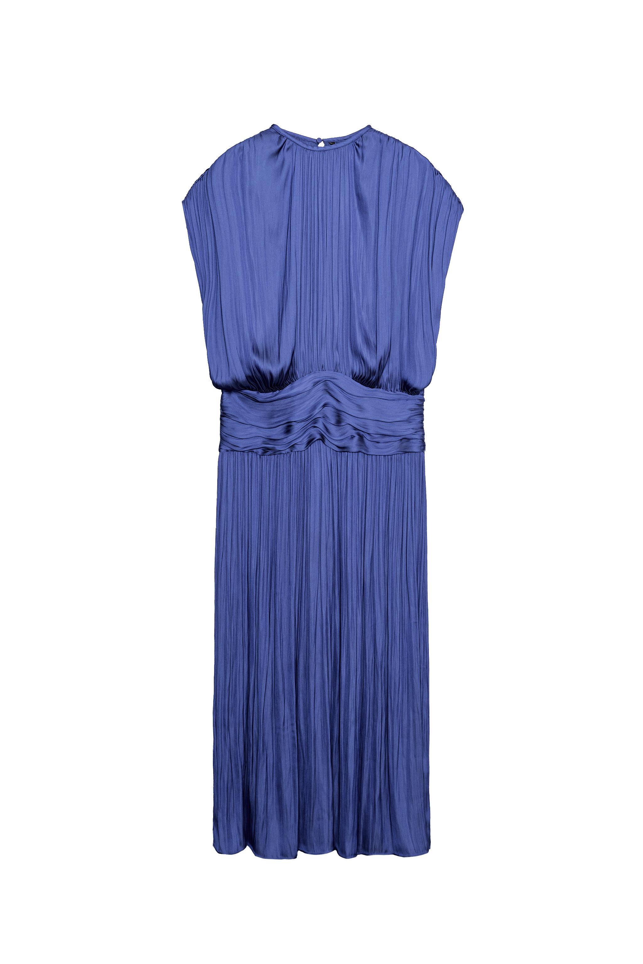 VESTIDO DRAPEADO FAJÍN ZW COLLECTION