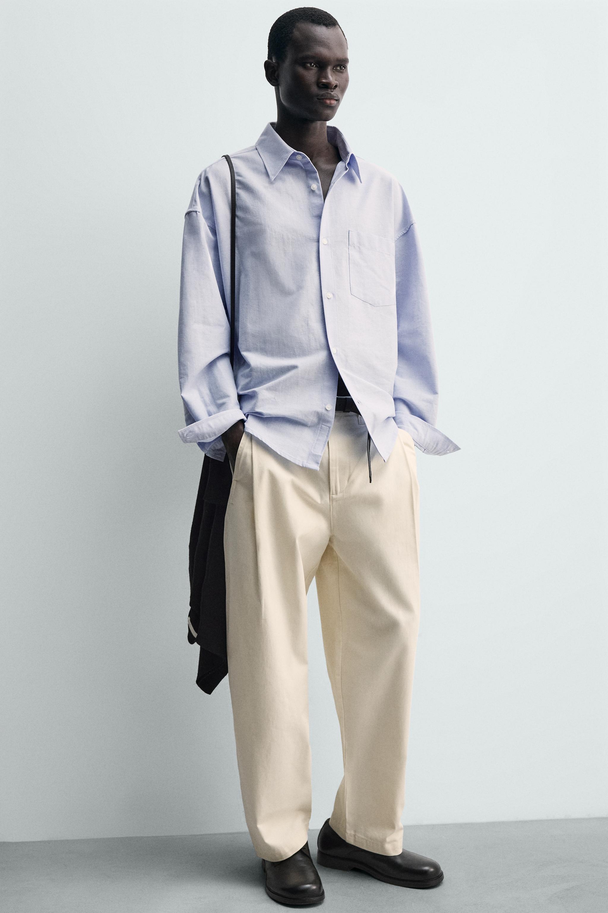 BALLOON FIT PLEATED PANTS