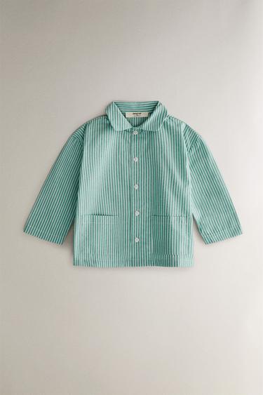 PYJAMA ENFANT RAYURES - Bleu de Zara - Image 1