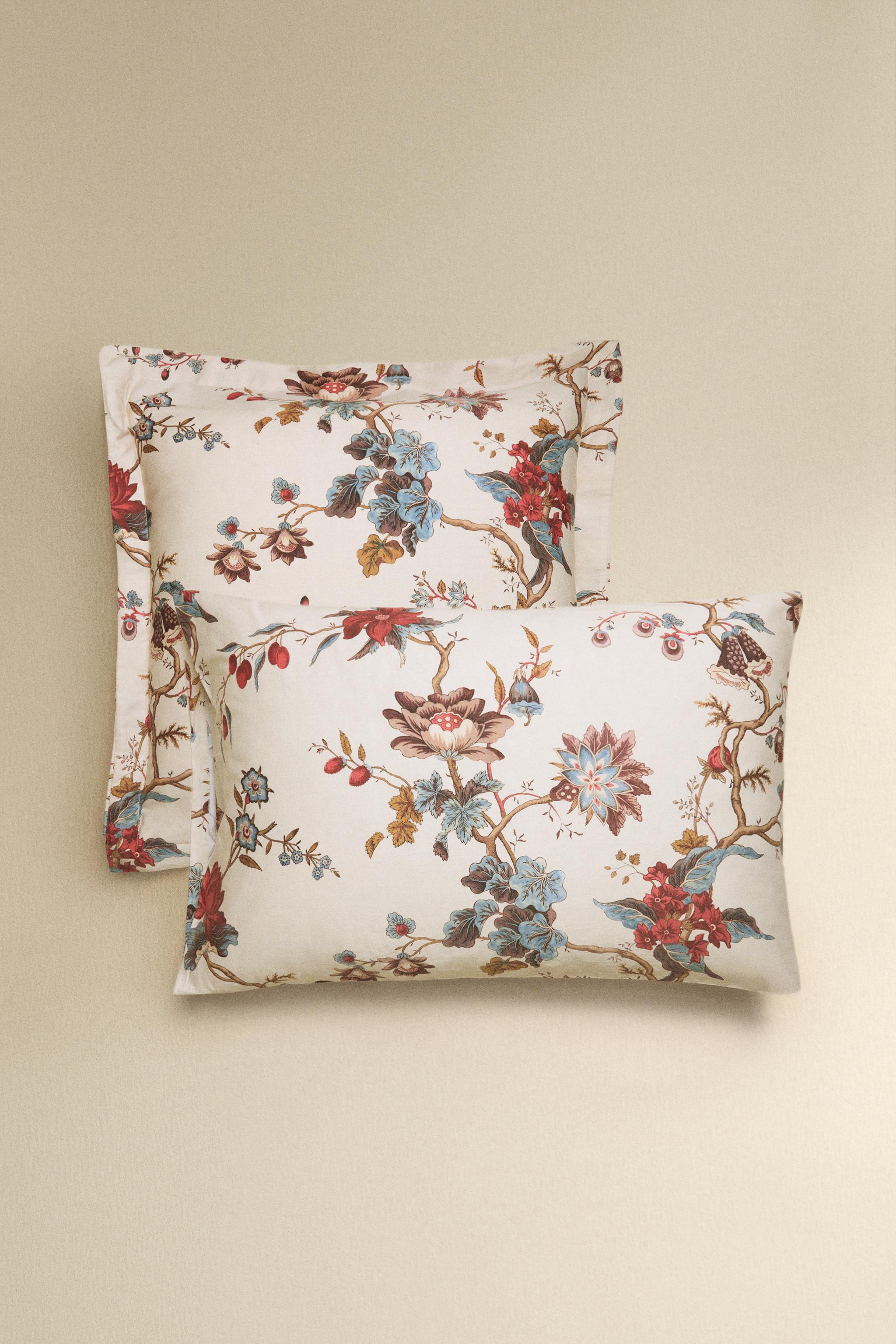 KATHARINE POLE FLORAL SATEEN PILLOWCASE
