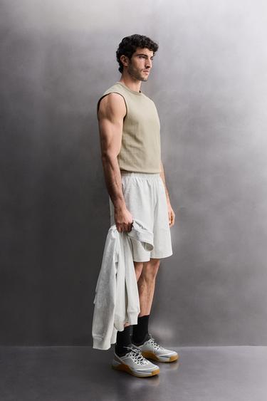 HEAVYWEIGHT TANK TOP - Sand by Zara - Image 3