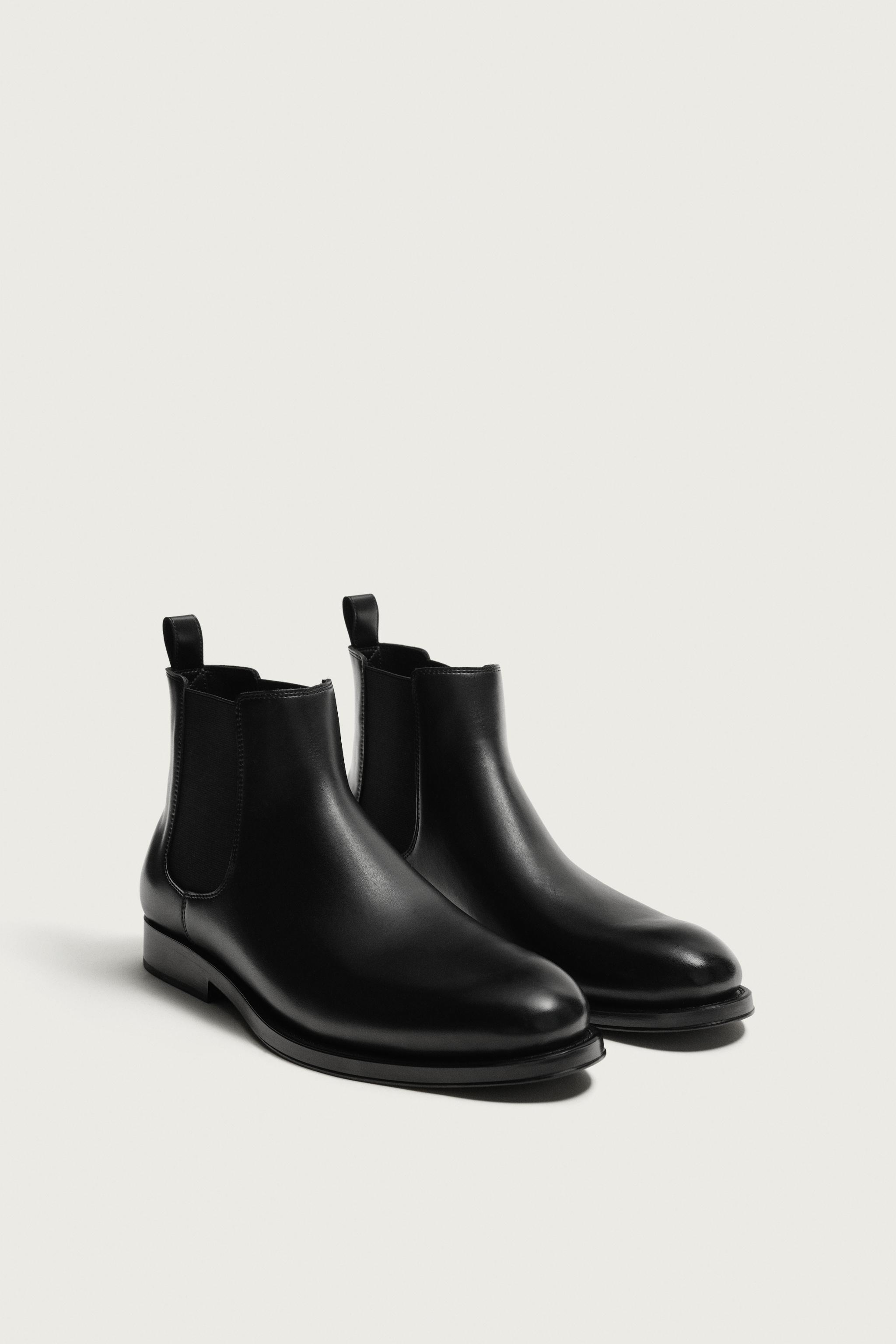 POINTED CHELSEA BOOTS — Black (alternate view)