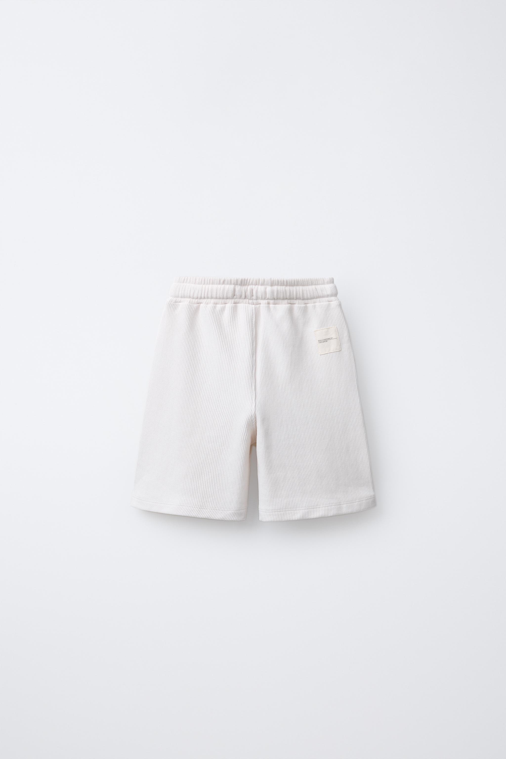 OTTOMAN T-SHIRT AND BERMUDA SHORTS SET WITH LABEL