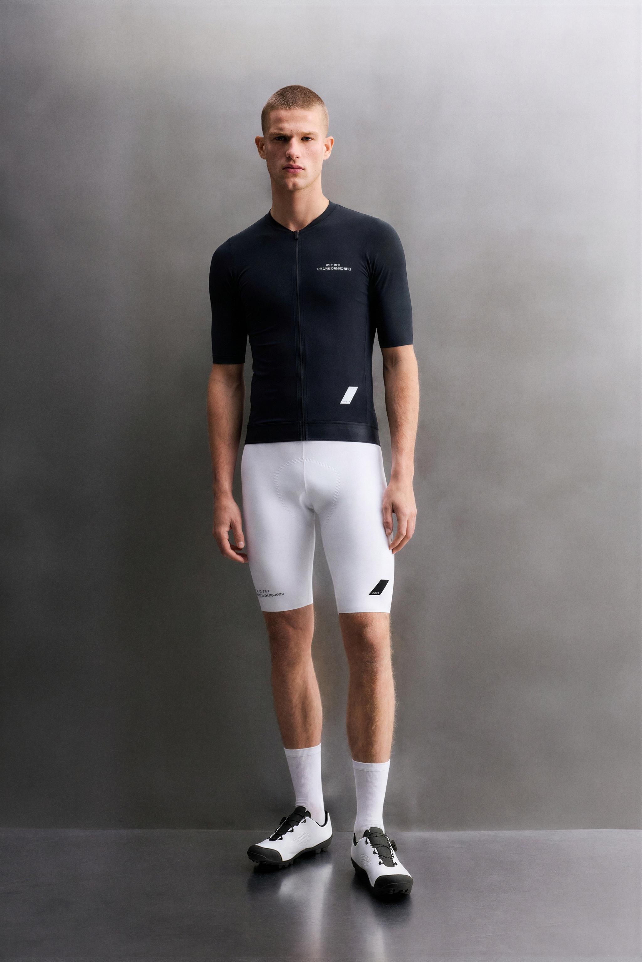SHORT SLEEVE CYCLING JERSEY — Navy blue