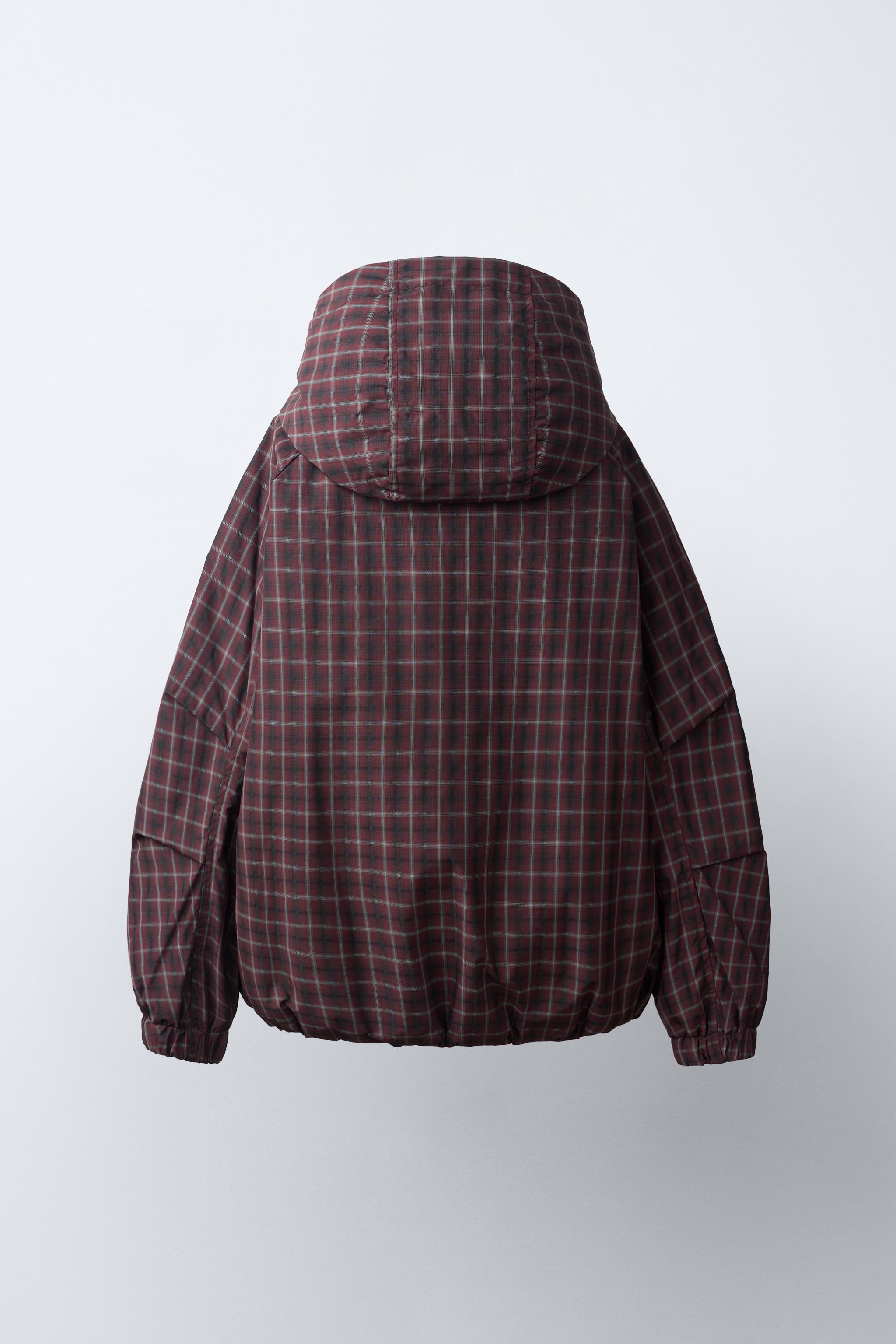 WATER-REPELLENT PLAID JACKET