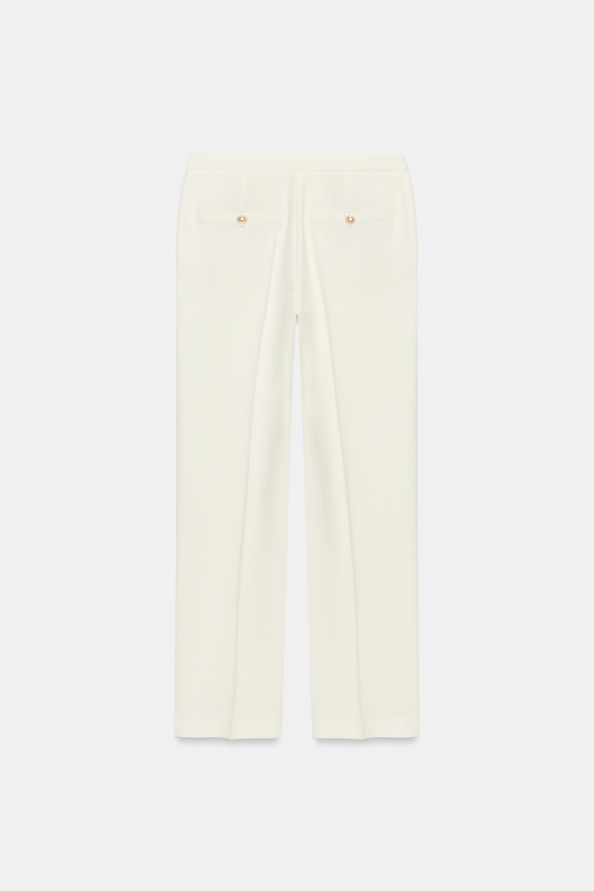 Zara STRAIGHT FIT PANTOLON görsel 6
