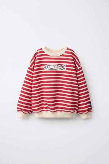 Sudadera de rayas de sardina