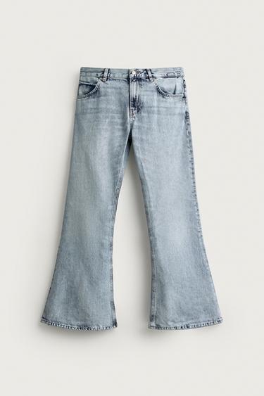 FLARE FIT JEANS - Light blue by Zara