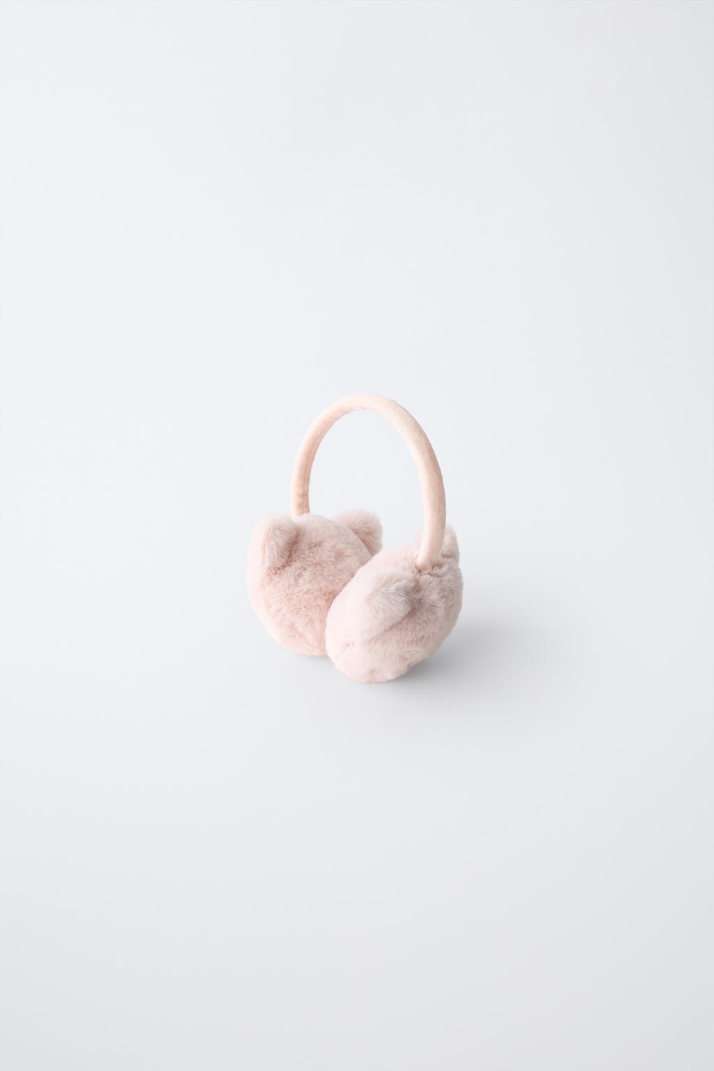 FAUX FUR KITTEN EARMUFFS
