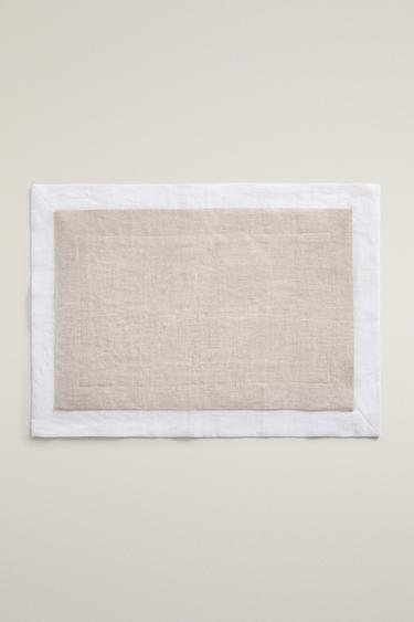 DOUBLE-LAYER PLACEMAT - Light beige by Zara