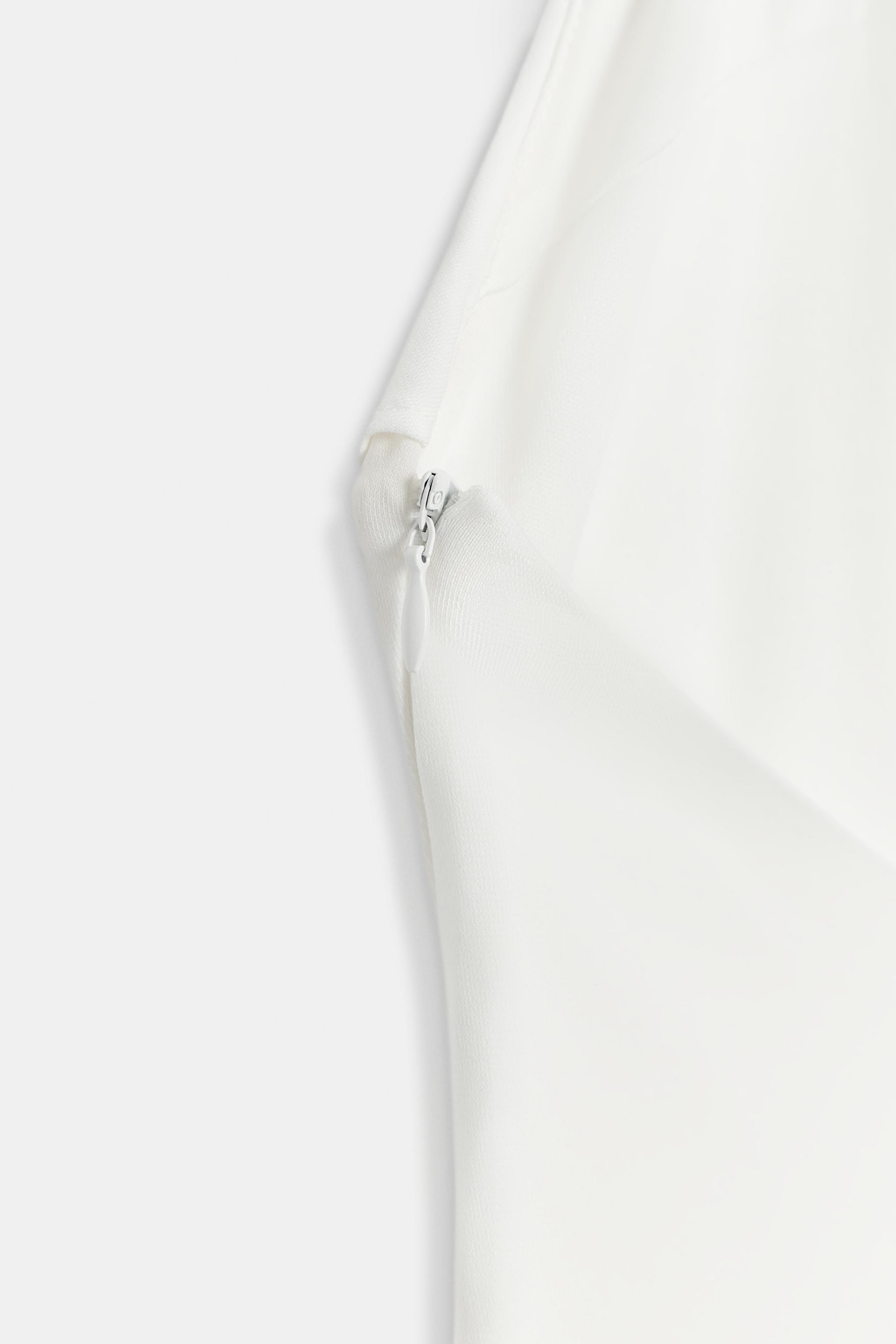 Женские платья Zara BEADED HALTER MAXI DRESS — фото 8