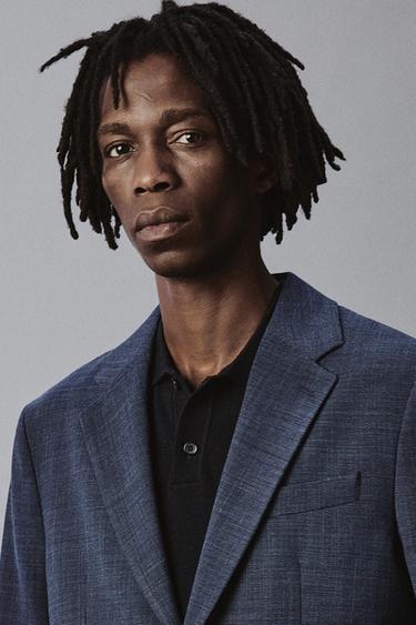 BLAZER TRAJE ESTRUCTURA - Azul / Índigo de Zara