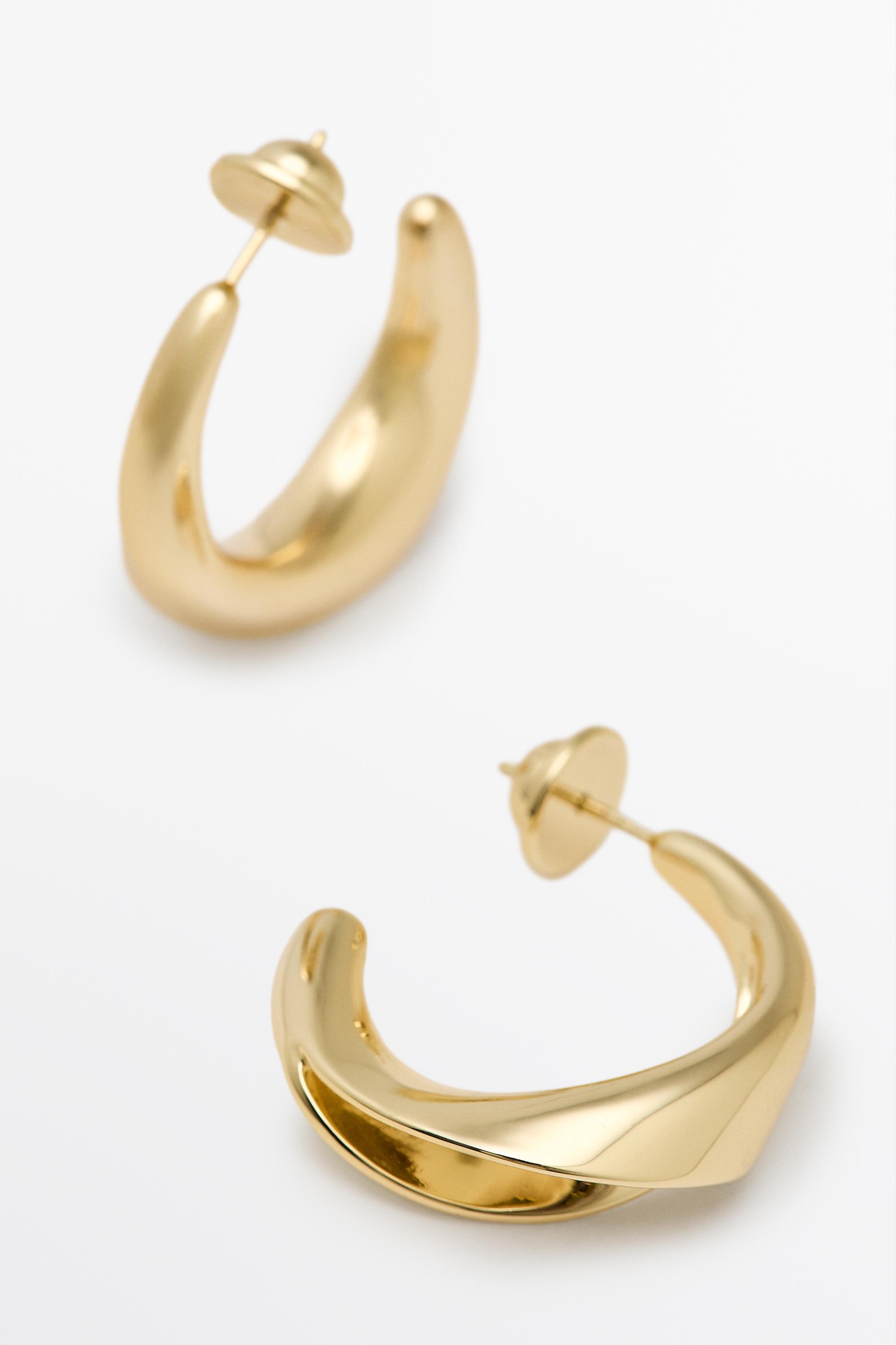Twist Hoop Earrings