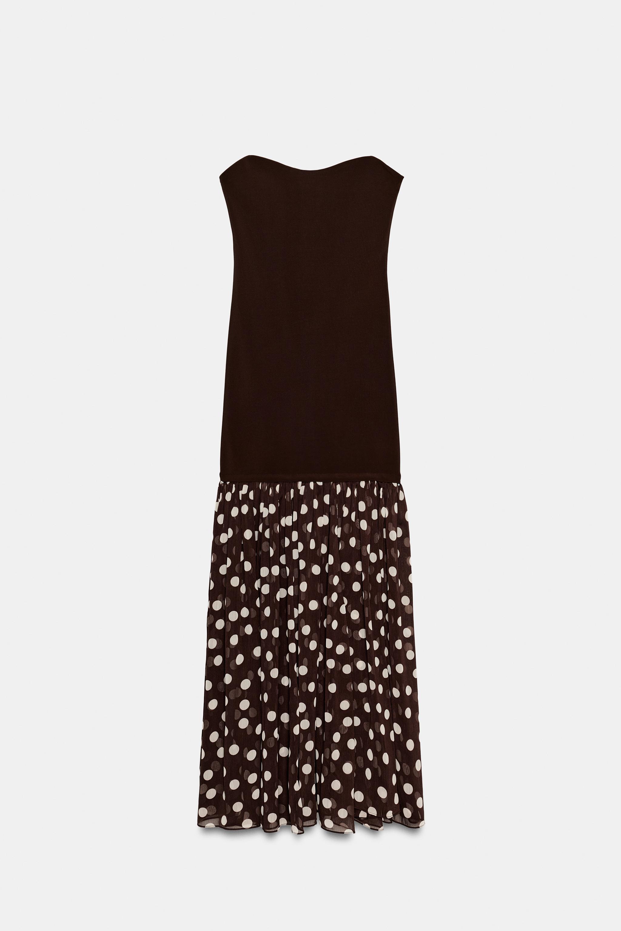 COMBINATION POLKA DOT DRESS