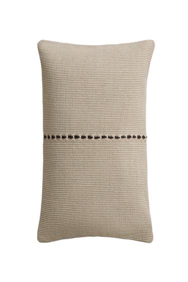 WOVEN CUSHION COVER - Brown by Zara