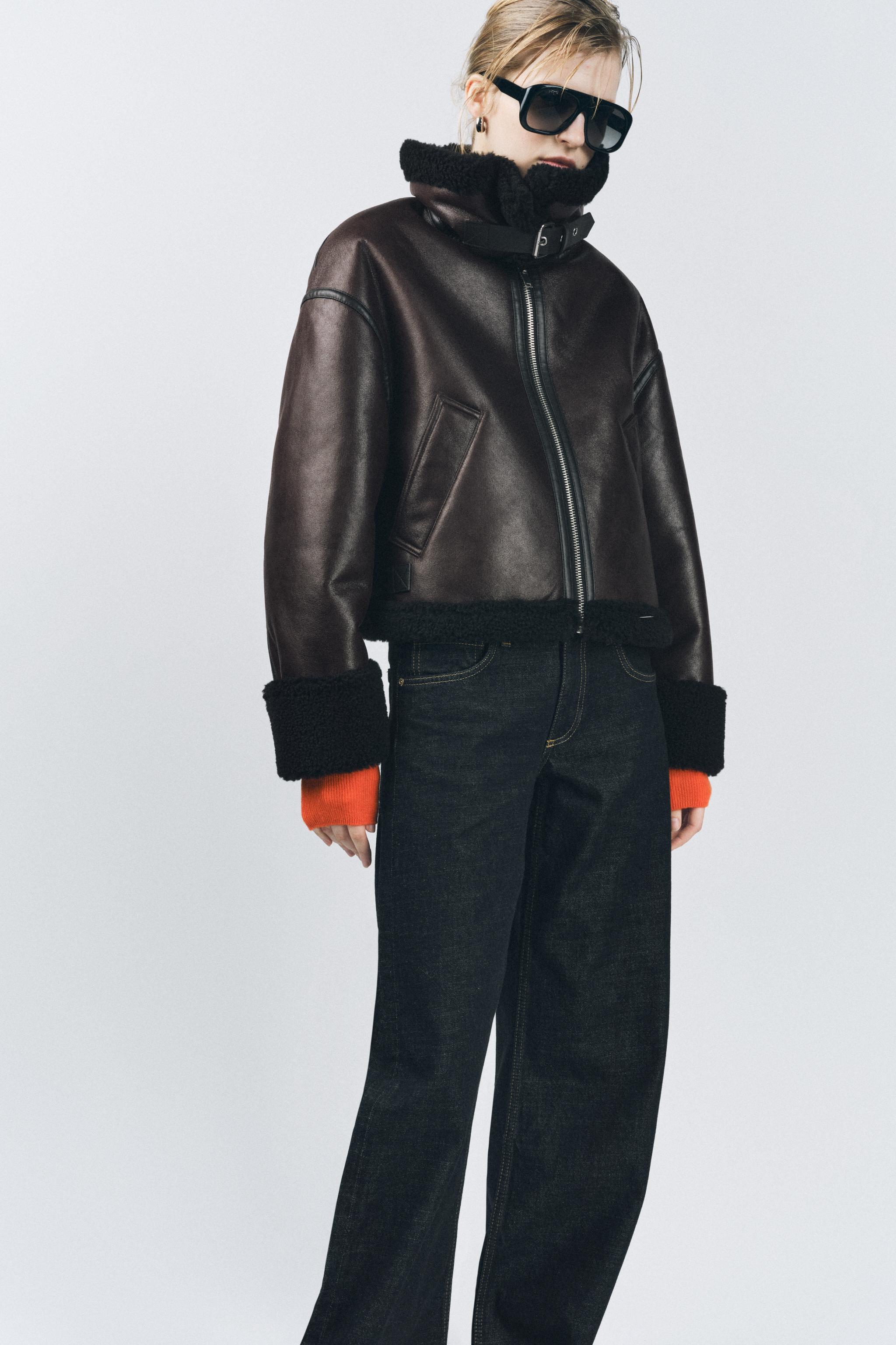 ダブルフェイスジャケット - ブラック | ZARA Japan / 日本
