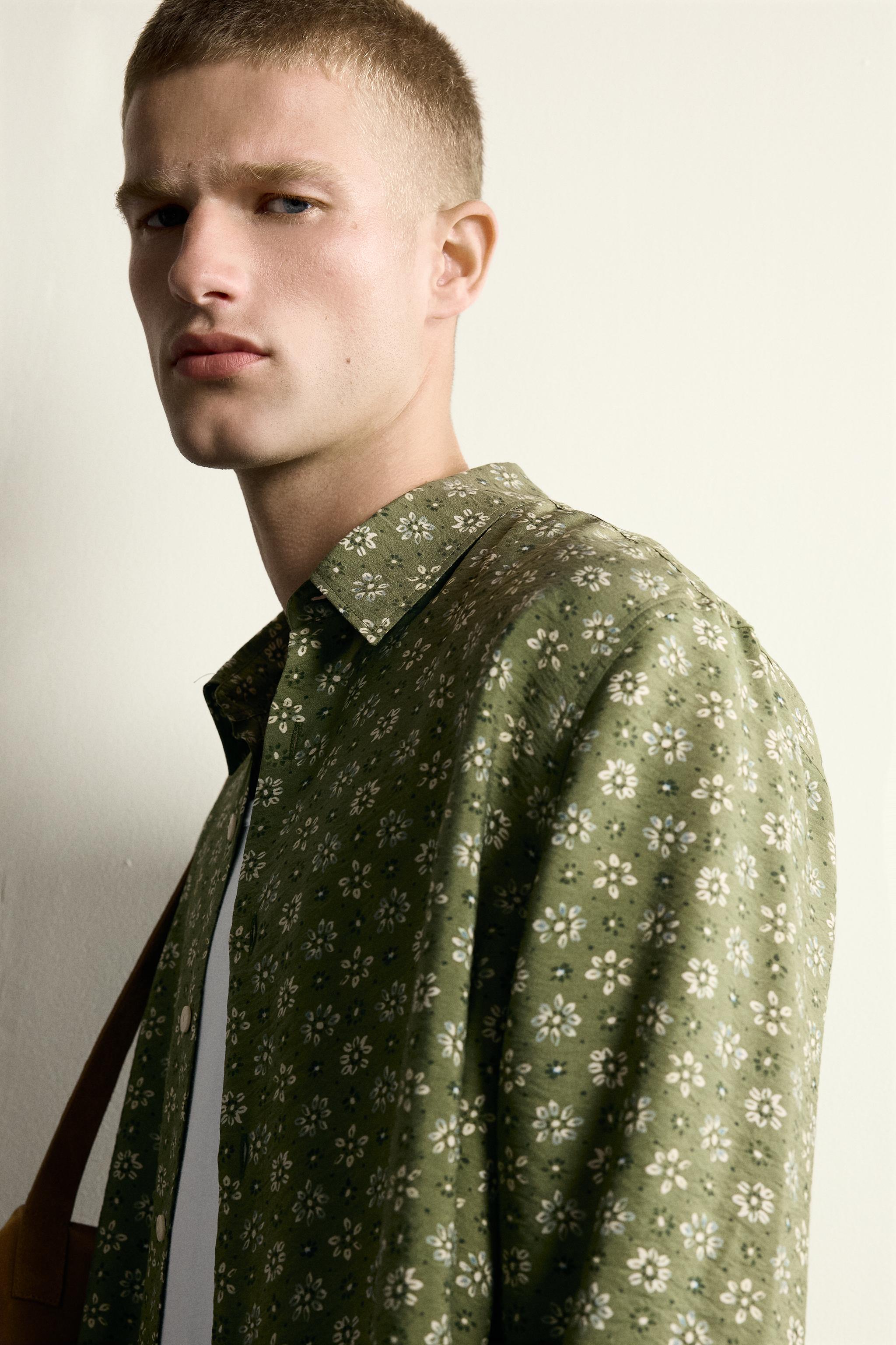 FLOWY FLORAL PRINT SHIRT
