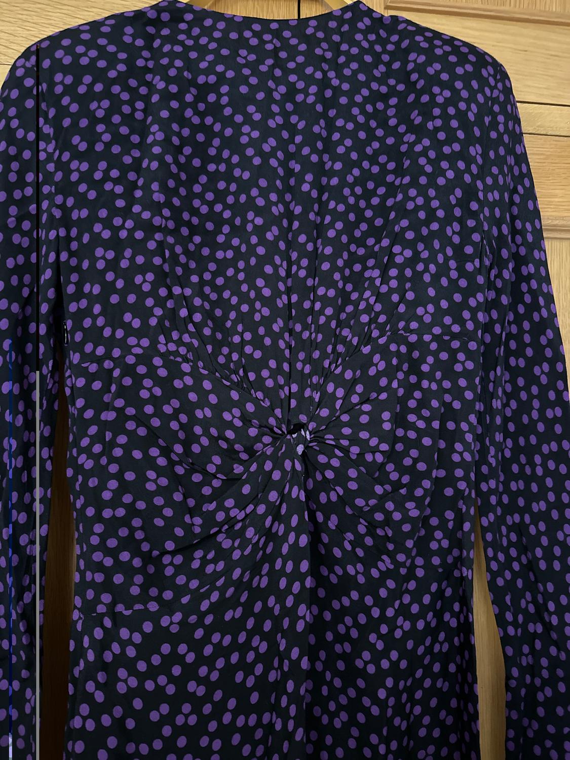 POLKA DOT DRESS WITH SHOULDER PADS - Image 5