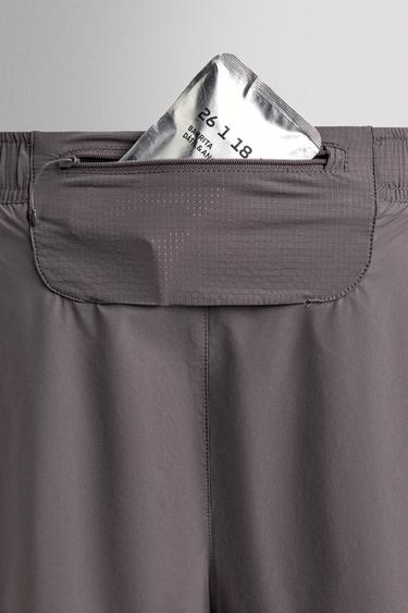 SHORT DE RUNNING 2 EN 1 - Violet de Zara - Image 10