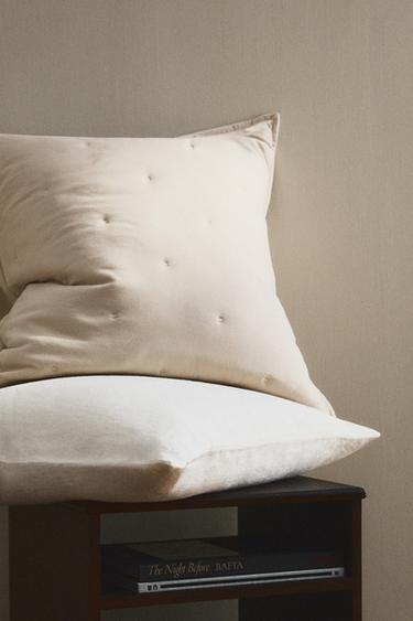 KISSENBEZUG TAGESDECKE MIKROFASER - Hellbeige von Zara