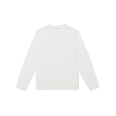 LONG SLEEVE SEAM T-SHIRT - Oyster-white by Zara