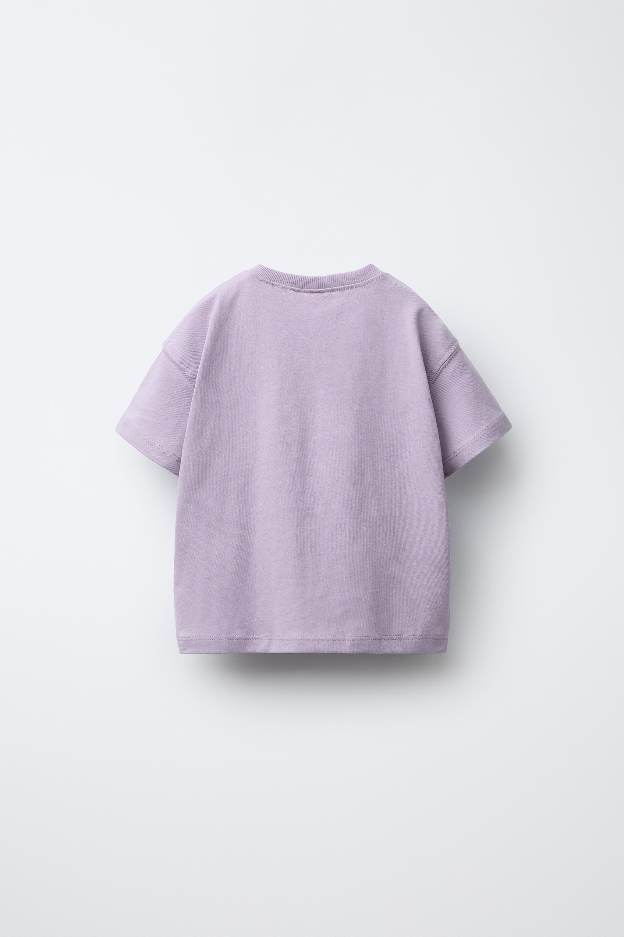ベーシック ハート刺繍Tシャツ - ピンク | ZARA Japan / 日本
