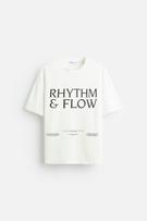 WASHED TEXT T-SHIRT