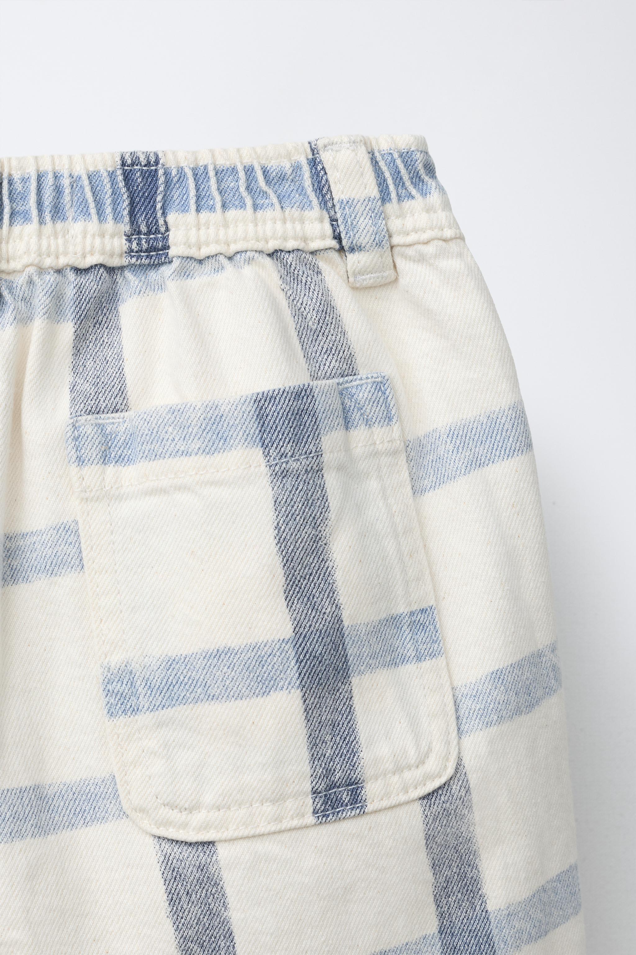 Детские брюки Zara PLAID BAGGY PANTS — фото 4