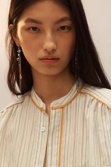CHEMISE À RAYURES ÉDITION LIMITÉE - rayures de Zara - Image 4