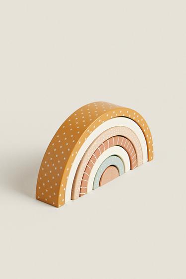 CHILDREN'S TOY RAINBOW BLOCKS - Multicoloured by Zara
