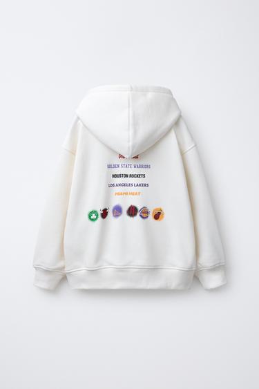 SWEAT À CAPUCHE ÉQUIPES NBA - Écru de Zara - Image 1