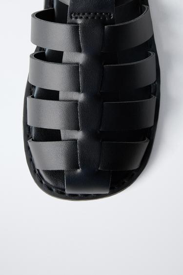 BUCKLE CAGE SANDALS - Black by Zara - Image 5