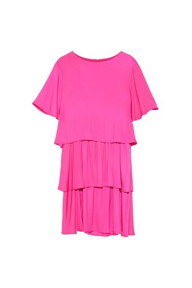 RUFFLED DRESS
