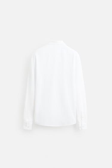 REGULAR FIT SHIRT - White de Zara - Image 7