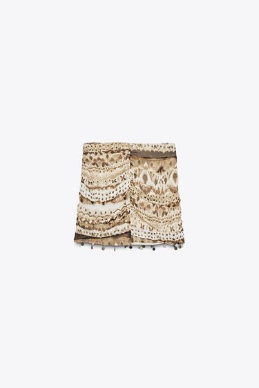 MINI JUPE FANTAISIE TIE DYE - Multicolore de Zara - Image 5